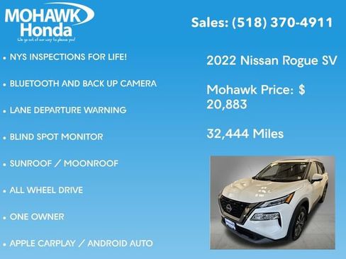 Used 2022 Nissan Rogue SV w/ SV Premium Package AWD/4WD image 7