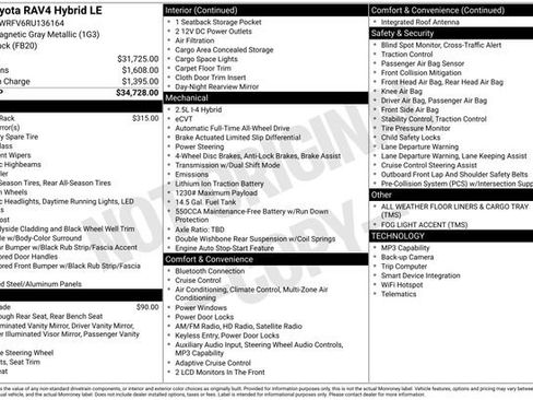 Certified 2024 Toyota RAV4 LE AWD/4WD image 7