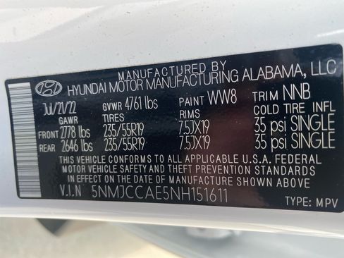 Used 2022 Hyundai Tucson SEL w/ Convenience + Premium Package AWD/4WD image 39