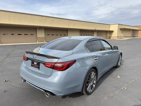 Used 2021 INFINITI Q50 Red Sport 400 w/ All Weather Package RWD image 7