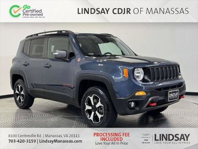 Certified 2020 Jeep Renegade Trailhawk w/ UConnect 8.4 Nav Group