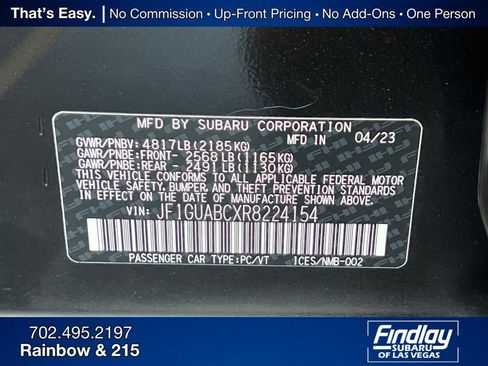 Certified 2024 Subaru Impreza 2.0i image 33