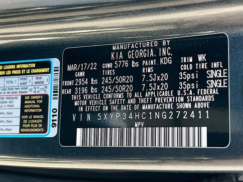 Used 2022 Kia Telluride EX w/ EX Premium Package image 20