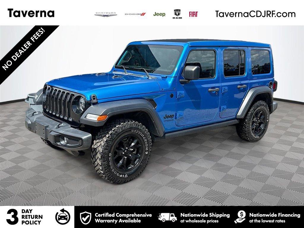 Certified 2022 Jeep Wrangler Unlimited Sport AWD/4WD image 1