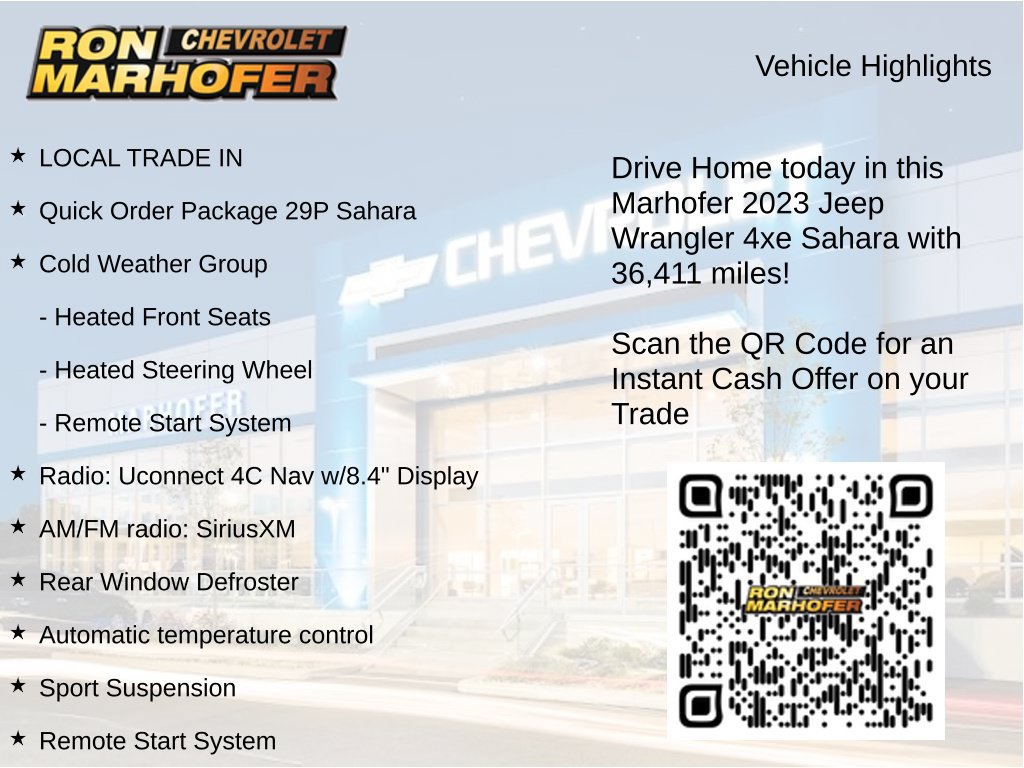 Used 2023 Jeep Wrangler Unlimited Sahara w/ Cold Weather Group AWD/4WD image 15