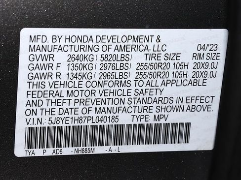 Certified 2023 Acura MDX SH-AWD w/ Advance Package image 42
