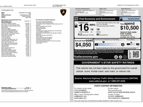 Used 2024 Lamborghini Urus S AWD/4WD image 6