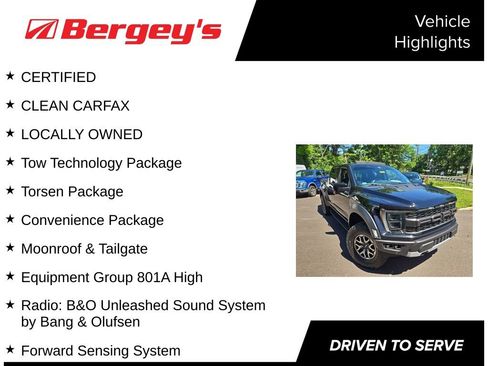 Certified 2022 Ford F150 Raptor w/ Equipment Group 801A High AWD/4WD image 5