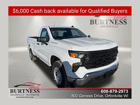 New 2026 Chevrolet Silverado 1500 W/T w/ WT Value Package RWD image 1