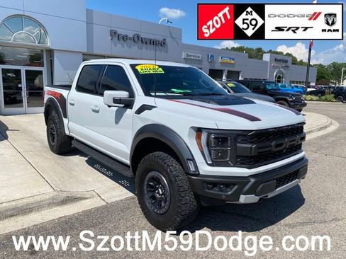 Used 2023 Ford F150 Raptor w/ Blue Interior Package AWD/4WD image 1