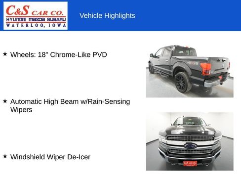 Used 2018 Ford F150 Lariat w/ Equipment Group 502A Luxury AWD/4WD image 32