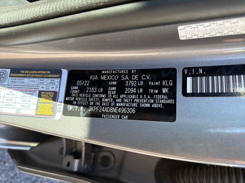 Certified 2022 Kia Forte LXS image 26