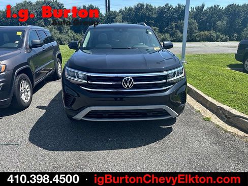 Used 2022 Volkswagen Atlas SEL AWD/4WD image 2