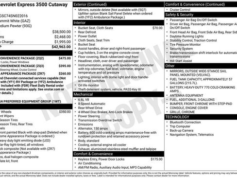 New 2025 Chevrolet Express 3500 Work Van w/ Power Convenience Package image 27