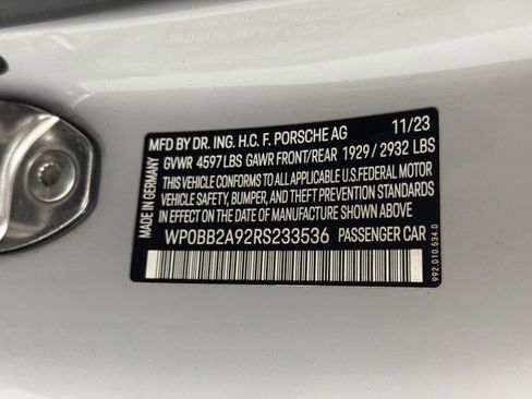 Used 2024 Porsche 911 Targa 4 GTS w/ Premium Package image 42