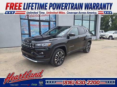 Used 2023 Jeep Compass Limited w/ Sun and Sound Group AWD/4WD image 1