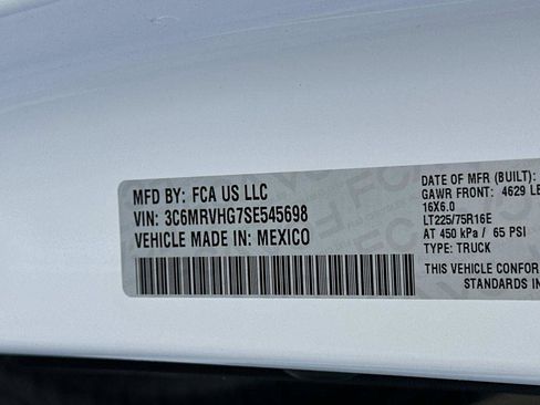 Used 2025 RAM ProMaster 3500 w/ Convenience Group FWD image 43