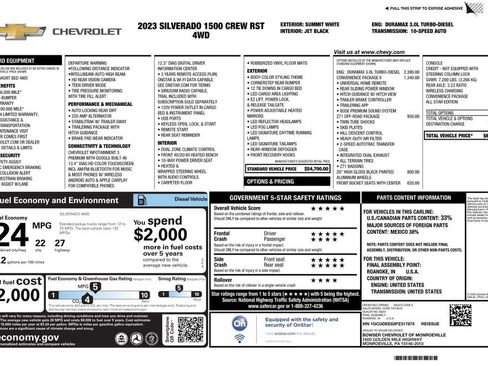 Used 2023 Chevrolet Silverado 1500 RST w/ Convenience Package II image 4