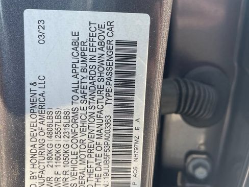 Used 2023 Acura TLX w/ A-SPEC Pkg FWD image 18