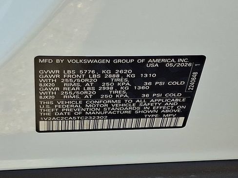 New 2026 Volkswagen Atlas Cross Sport SEL R-Line AWD/4WD image 11