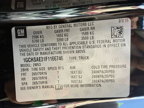 Used 2015 Chevrolet Colorado W/T w/ WT Convenience Package image 32