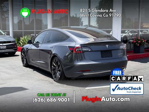 Used 2021 Tesla Model 3 Performance AWD/4WD image 2