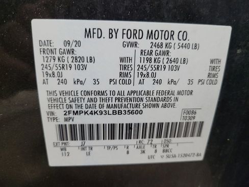 Used 2020 Ford Edge Titanium AWD/4WD image 33