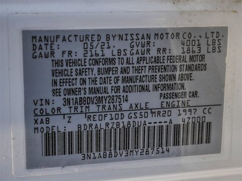 Used 2021 Nissan Sentra SR image 30