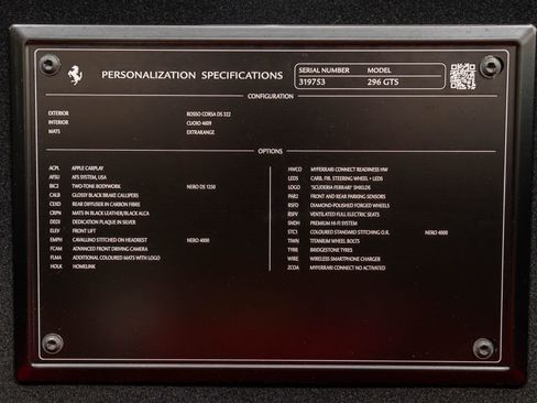 Certified 2025 Ferrari 296 GTS image 25