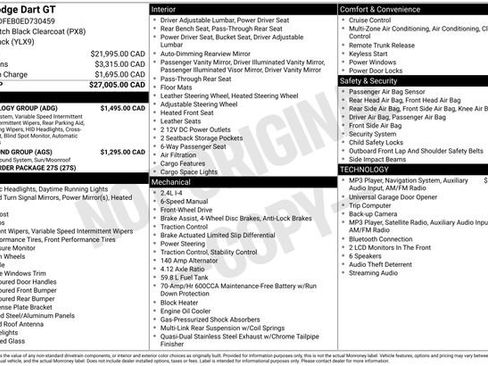 Used 2014 Dodge Dart GT w/ Technology Group FWD image 2