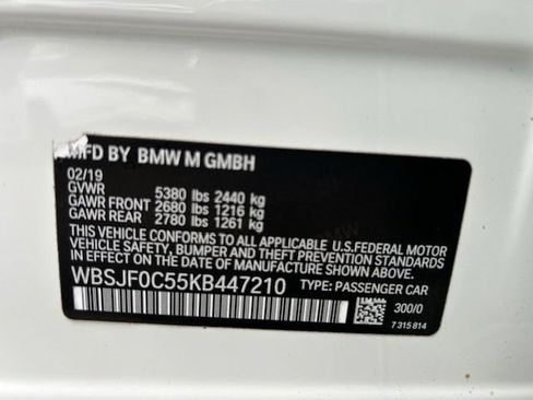 Used 2019 BMW M5 AWD/4WD image 20