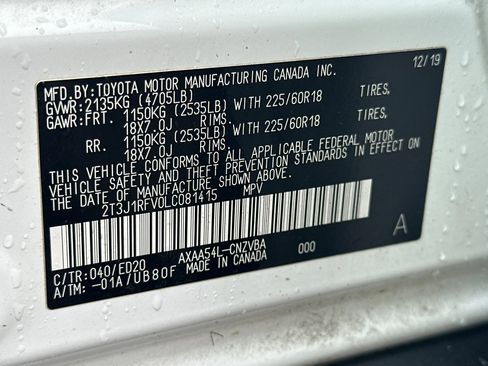 Certified 2020 Toyota RAV4 Adventure image 30