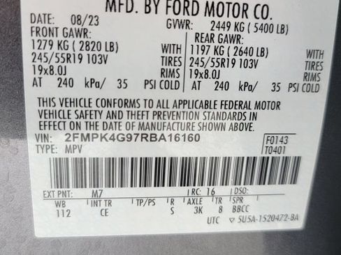 Used 2024 Ford Edge SE w/ Black Appearance Package AWD/4WD image 31