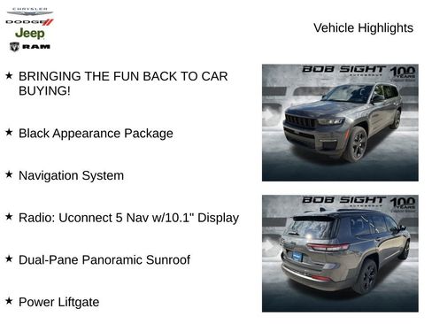 New 2025 Jeep Grand Cherokee L Limited w/ Black Appearance Package image 2