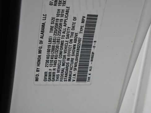 Used 2019 Honda Odyssey Elite image 18