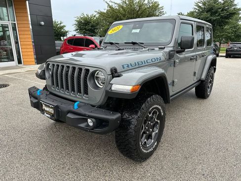 Used 2021 Jeep Wrangler Unlimited Rubicon 4xe w/ Steel Bumper Group AWD/4WD image 2