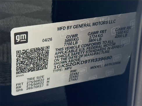 New 2026 GMC Yukon XL Elevation w/ LPO, Floor Liner Package AWD/4WD image 27