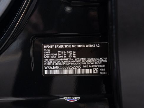 Used 2018 BMW 530e w/ Premium Package 2 RWD image 56