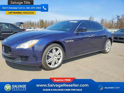 Used 2016 Maserati Quattroporte S Q4 AWD/4WD image 1
