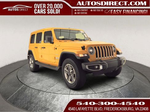 Used 2020 Jeep Wrangler Unlimited Sahara image 1
