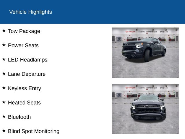 Used 2024 Chevrolet Silverado 1500 RST w/ Convenience Package II AWD/4WD image 2