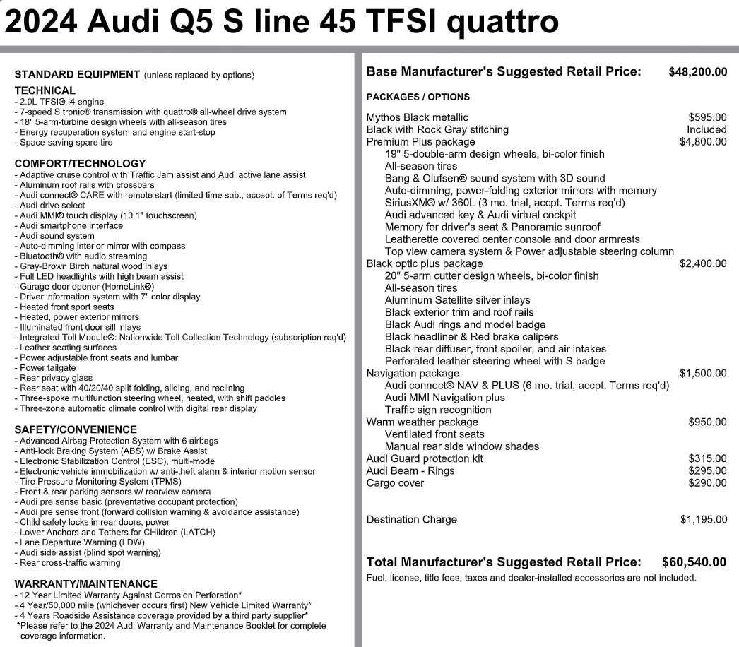 Used 2024 Audi Q5 2.0T Premium Plus AWD/4WD image 3