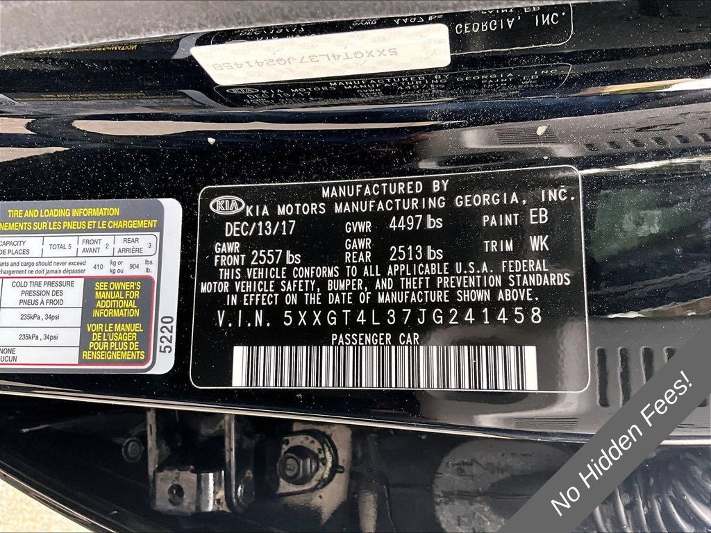 Used 2018 Kia Optima S w/ Panoramic Sunroof Package FWD image 29