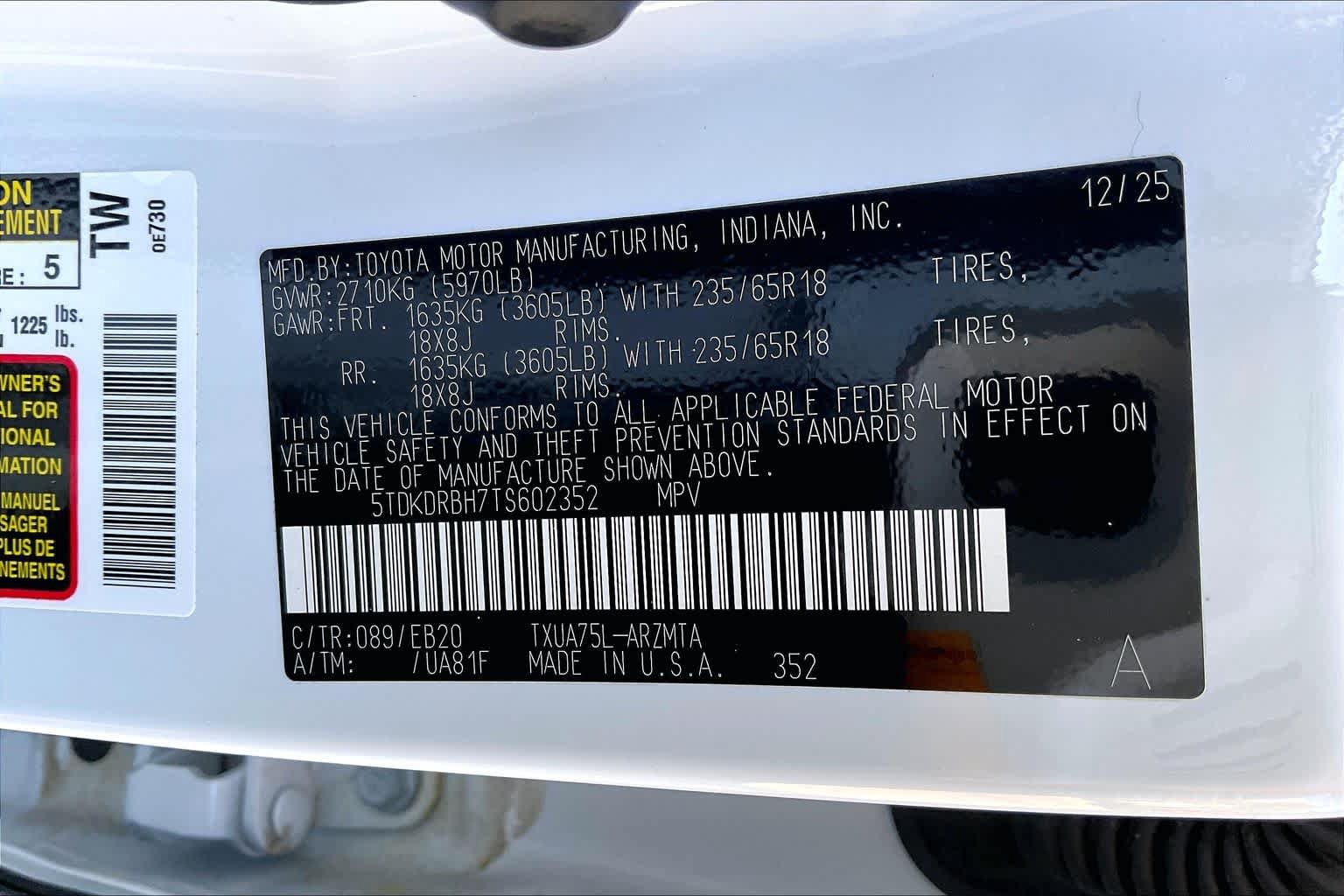Used 2026 Toyota Highlander XLE AWD/4WD image 34