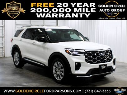 New 2026 Ford Explorer Platinum