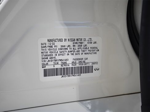 Used 2023 INFINITI Q50 Luxe w/ Cargo Package image 48