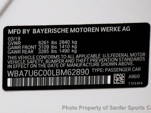 Used 2020 BMW M760i xDrive w/ Luxury Rear Seating Package image 67