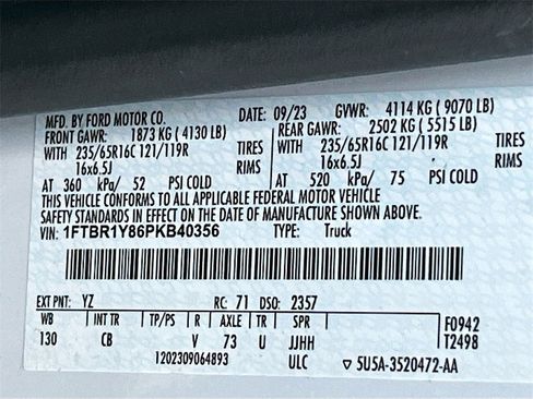 Used 2023 Ford Transit 250 Low Roof w/ Exterior Upgrade Package image 29