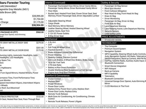 Used 2022 Subaru Forester Touring w/ Popular Package #2 AWD/4WD image 19