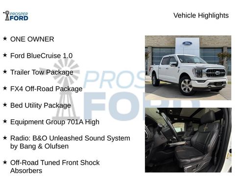 Used 2023 Ford F150 Platinum w/ Equipment Group 701A High AWD/4WD image 5